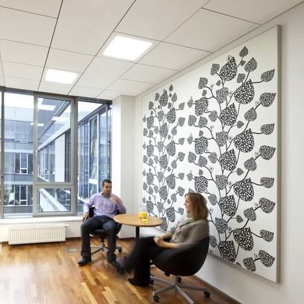 Акустични стенни панели Ecophon - Akusto/Wall panel ™ Wall C/ White frost