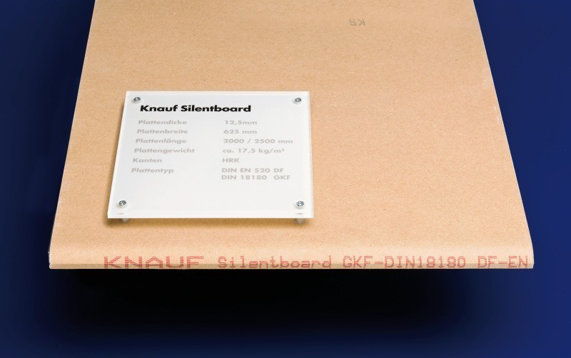 Гипсокартон Кнауф Silentboard -  GKFI 12,5 mm