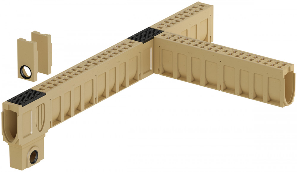 Монолитна отводнителна система ACO Monoblock RD