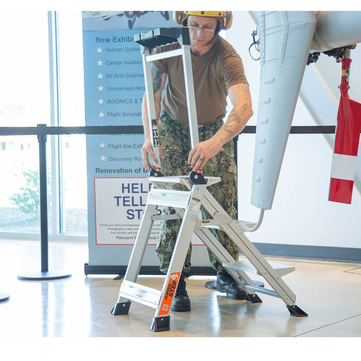Стълба JUMBO STEP STEPLADDER
