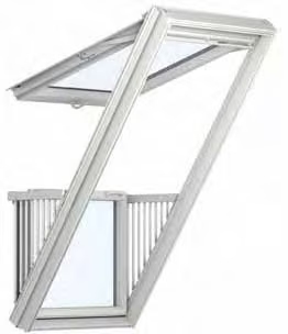 Прозорец-балкон Cabrio VELUX - ПРЕМИУМ GDL 3066
