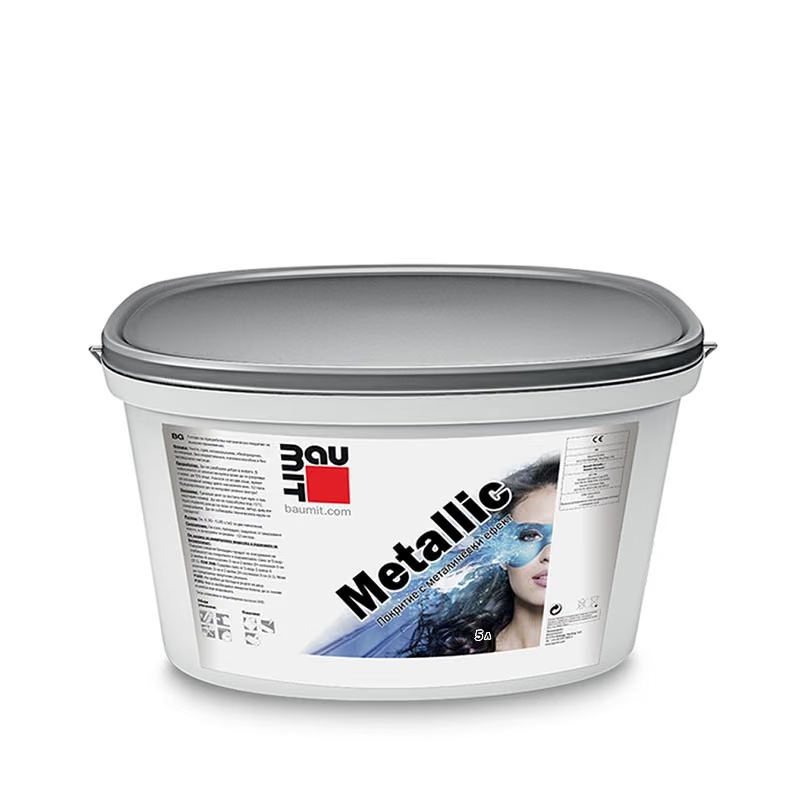 Дизайнерско фасадно покритие BAUMIT Metallic, 5л