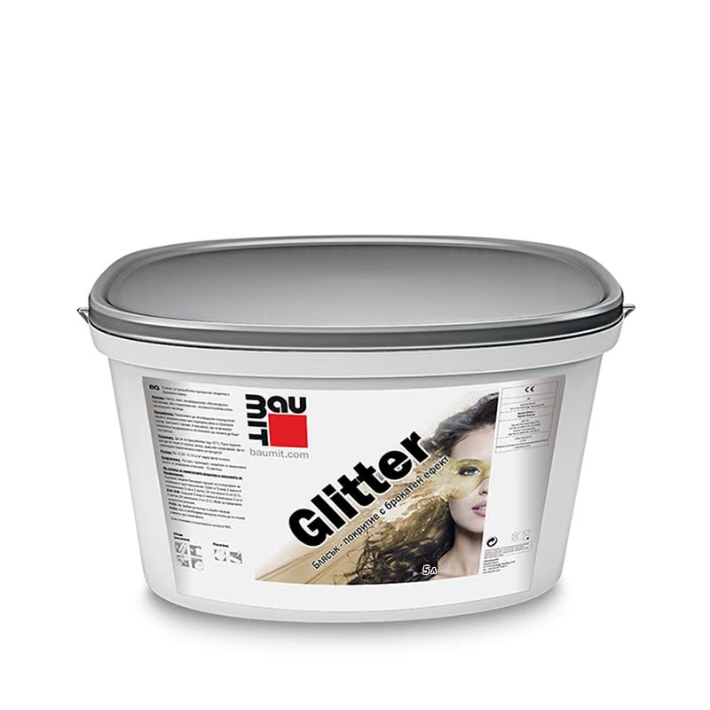 Дизайнерско фасадно покритие BAUMIT Glitter, 5л