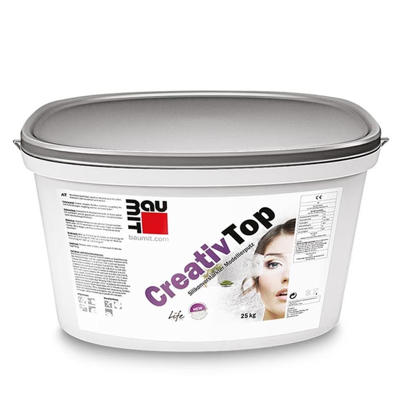 Дизайнерска фасадна мазилка BAUMIT CreativTop Варио 1.5мм, 25кг