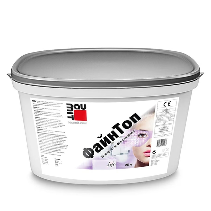 Дизайнерска фасадна мазилка BAUMIT FineTop K 1.0мм, 25кг