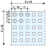 Акустична плоскост Cleaneo Akustik Knauf 12/25 Q кант UFF 12.5мм 1200х2000 - Бял воал - Image 4