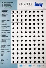 Акустична плоскост Cleaneo Akustik Knauf 8/18 R кант UFF 12.5мм 1188x1998 - Бял воал - Image 5