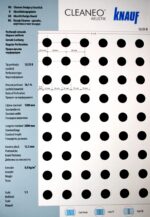 Акустична плоскост Cleaneo Akustik Knauf 8/18 R кант UFF 12.5мм 1188x1998 - Бял воал - Image 8