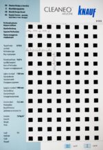Акустична плоскост Cleaneo Akustik Knauf 12/25 Q кант UFF 12.5мм 1200х2000 - Бял воал - Image 5