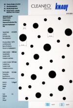 Гипсокартон Кнауф Cleaneo Akustic - разсеяна кръгла перфорация (R) - Image 6