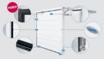 Стоманени секционни гаражни врати iso 20 - Novoferm - Image 2