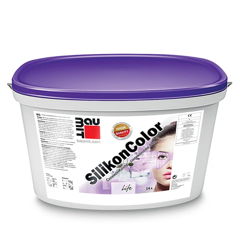bm00007_2.jpg Фасадна боя BAUMIT SilikonColor 14л, силиконова - Image 1