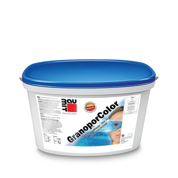 Фасадна боя BAUMIT GranoporColor, 5л - професионална