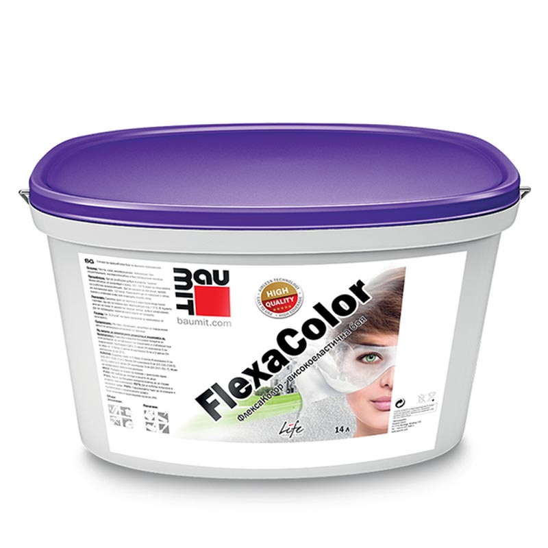 bm00013_2.jpg Професионална фасадна боя BAUMIT FlexaColor, 14л - Image 1