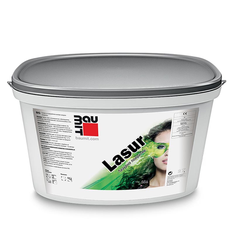 bm00014_2.jpg Дизайнерско фасадно покритие BAUMIT Lasur, 14л - Image 1