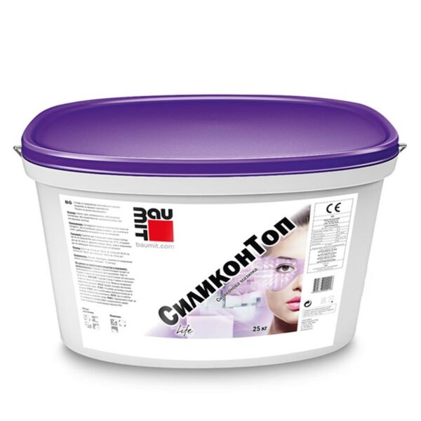 Фасадна мазилка BAUMIT SilikonTop K 2.0мм, 25кг силиконова