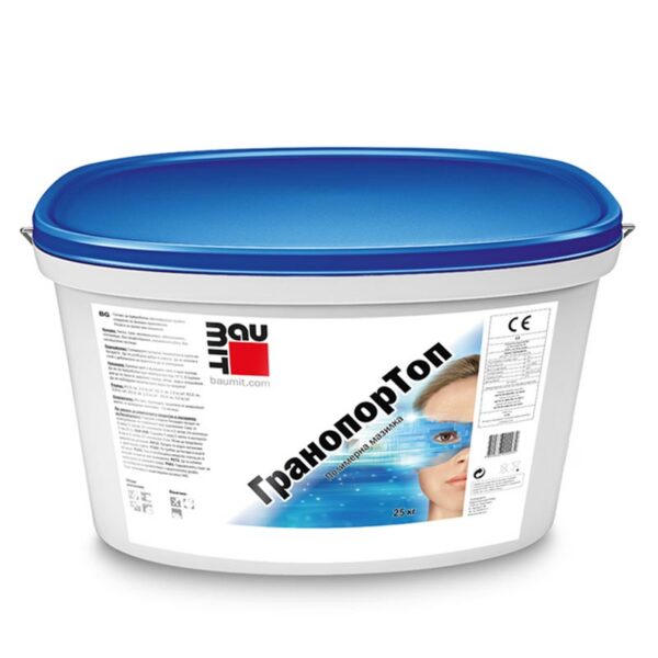 Фасадна мазилка BAUMIT GranoporTop R 3.0мм, 25кг, професионална