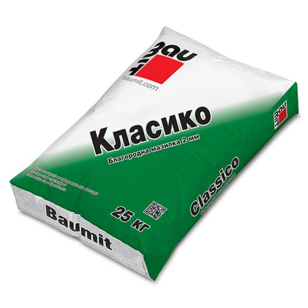 Класическа финишна мазилка BAUMIT Classico 25кг