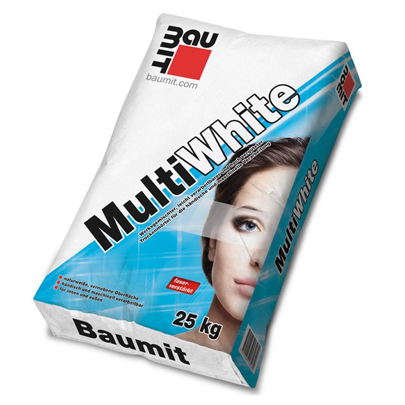bm00185_2.jpg Еластична бяла, реновираща шпакловка за фасади BAUMIT MultiWhite, 25кг - Image 1