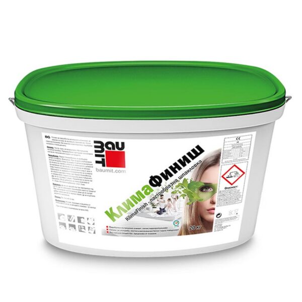 Варова шпакловка BAUMIT KlimaFinish пастообразна, 20кг