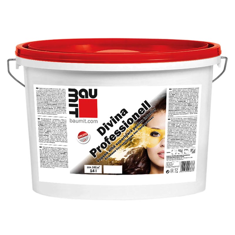 bm00215_2.jpg Коприненоматова дисперсна боя BAUMIT Divina Professionel, бяла, 14л - Image 1