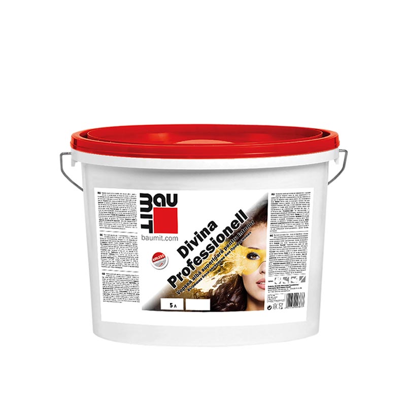 bm00216_2.jpg Коприненоматова дисперсна боя BAUMIT Divina Professionel, бяла, 5л - Image 1