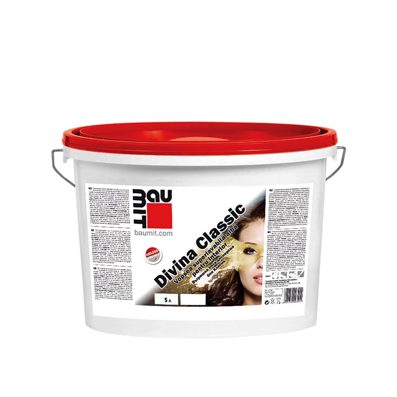 bm00220_2.jpg Бяла дисперсна боя за вътрешно приложение BAUMIT Divina Classic 5л - Image 1