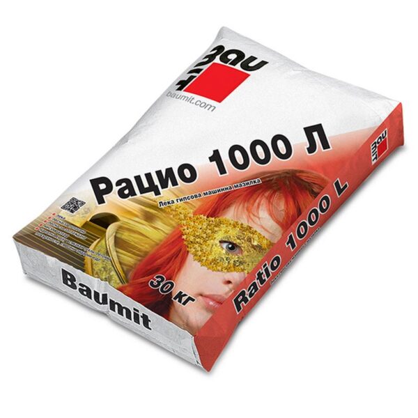 Гипсова лека машинна мазилка BAUMIT Ratio 1000 L, 30кг