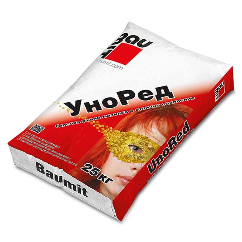 bm00230_2.jpg Гипсова мазилка Baumit UnoRed 25кг за ръчно полагане - Image 1