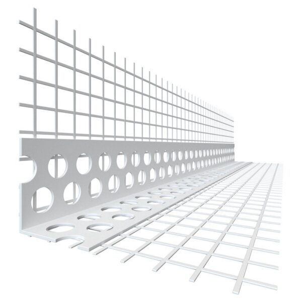 PVC ъгъл с армираща мрежа Knauf 2.5m