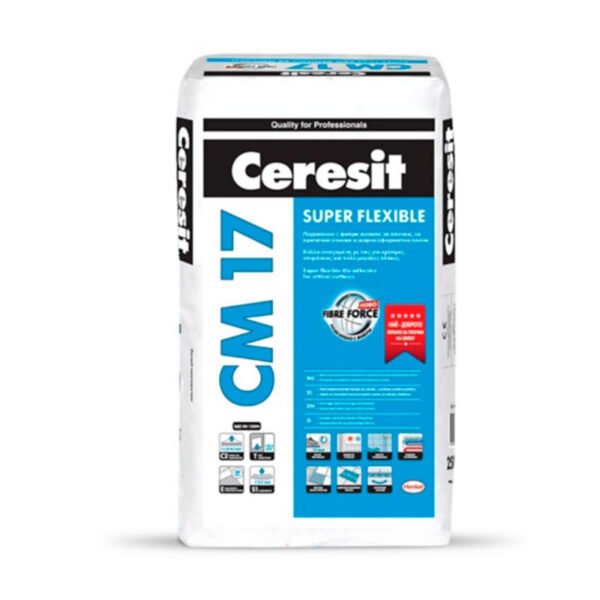 CERESIT СМ 17 ЛЕПИЛО СУПЕР ГЪВКАВО ЗА ПЛОЧКИ 25кг.