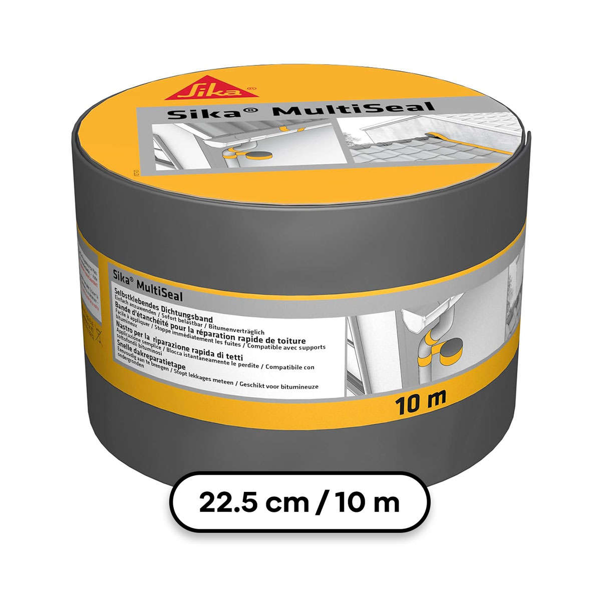 sika448805.jpg Самозалепваща битумна лента Sika Multiseal 22.5 см/10 м - сива - Image 1