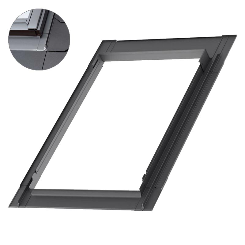 velroofeds0000.jpg Обшивка VELUX EDS 2000 алуминиева единична CK04, 55x98см - Image 1