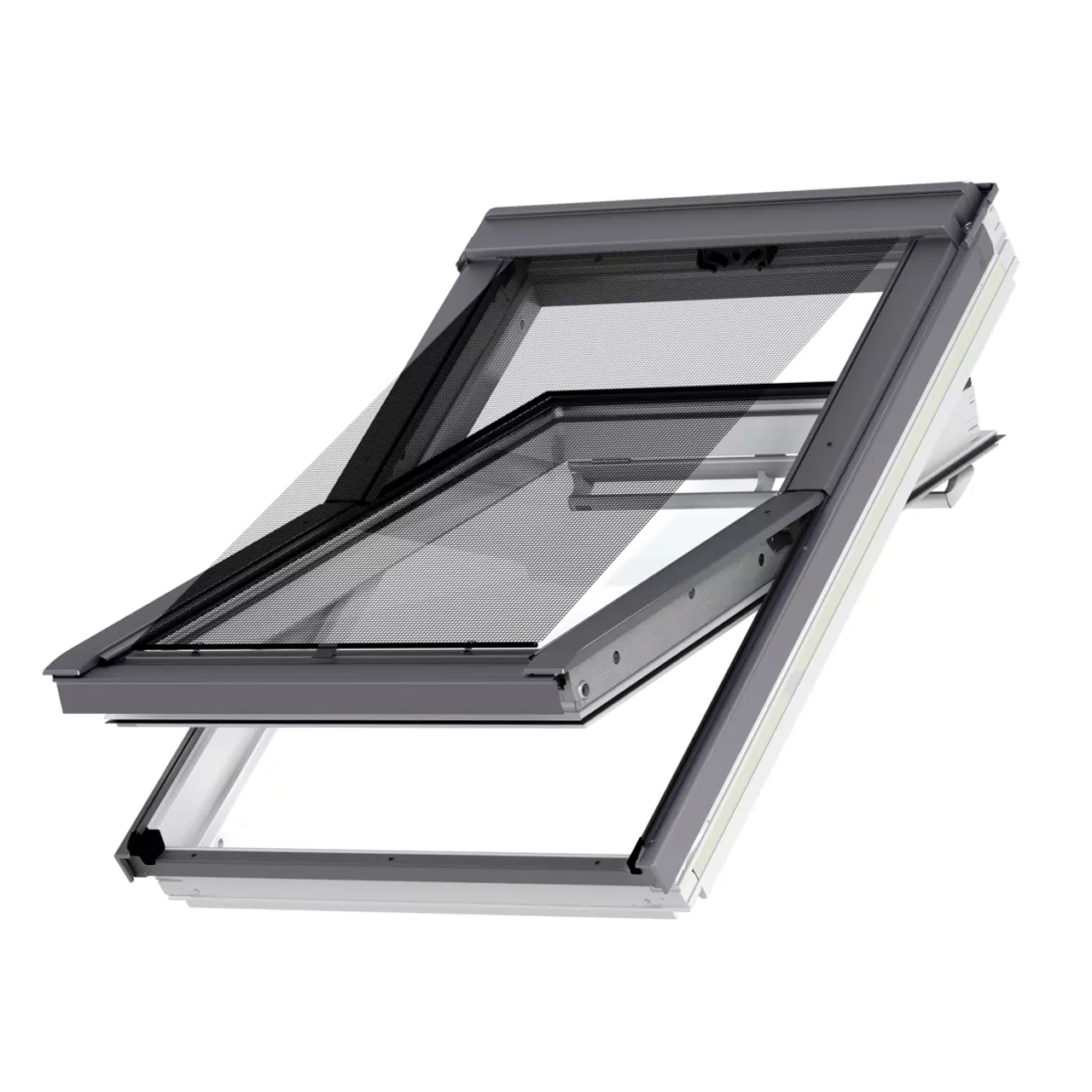 velux-dop-1085.jpg Комплект VELUX: Външен сенник и затъмнителна щора DOP MK08 78x140см, бежов 1085S - Image 1