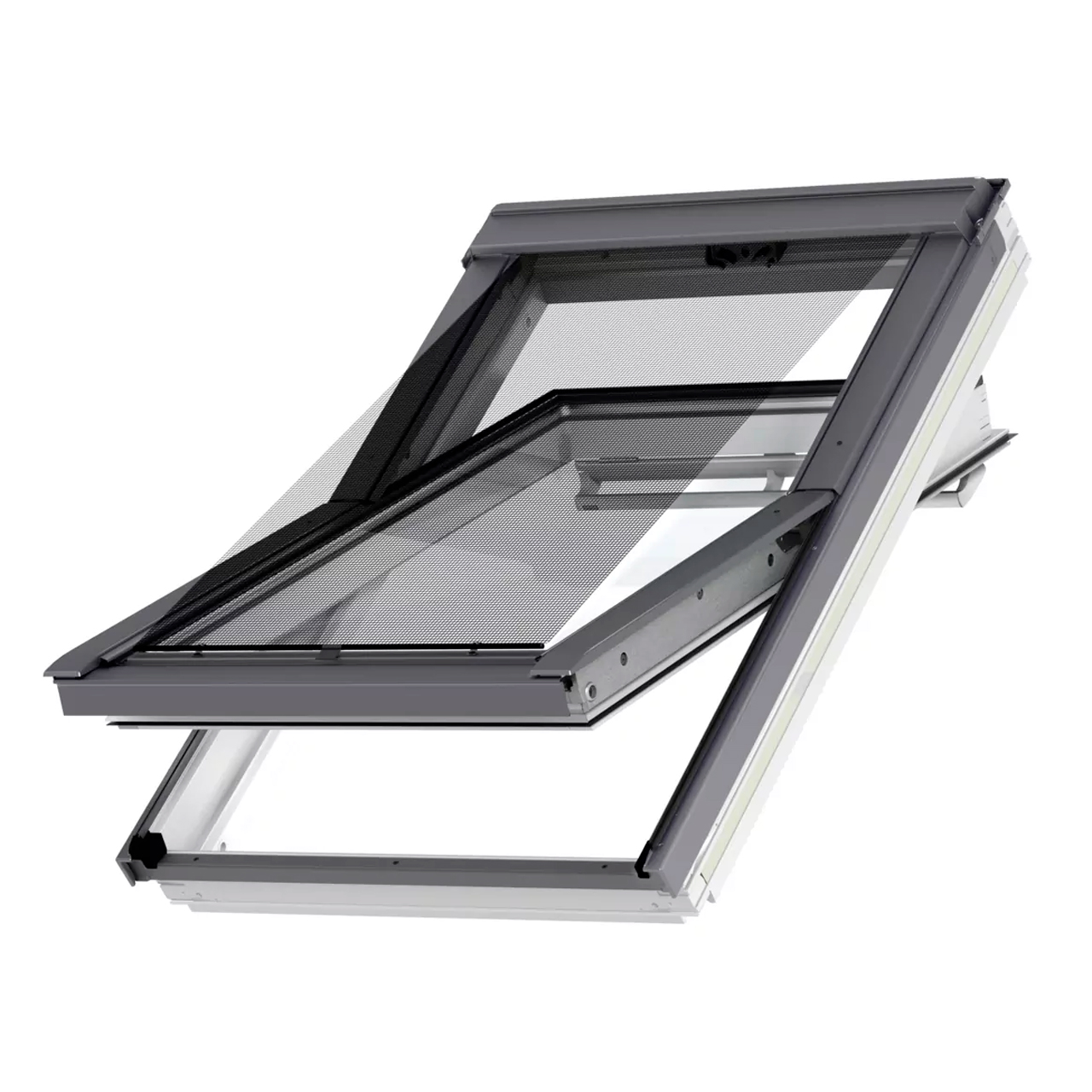 velux-rof-1086.jpg Комплект VELUX външен сенник и ролетна щора ROF MK06 78x118см, бежов 1086S - Image 1