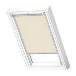 Комплект VELUX външен сенник и ролетна щора ROF MK06 78x118см, бежов 1086S - Image 3