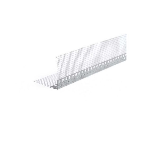 Алуминиев ъгъл VESTAL с мрежа 6х6см, 2.5м