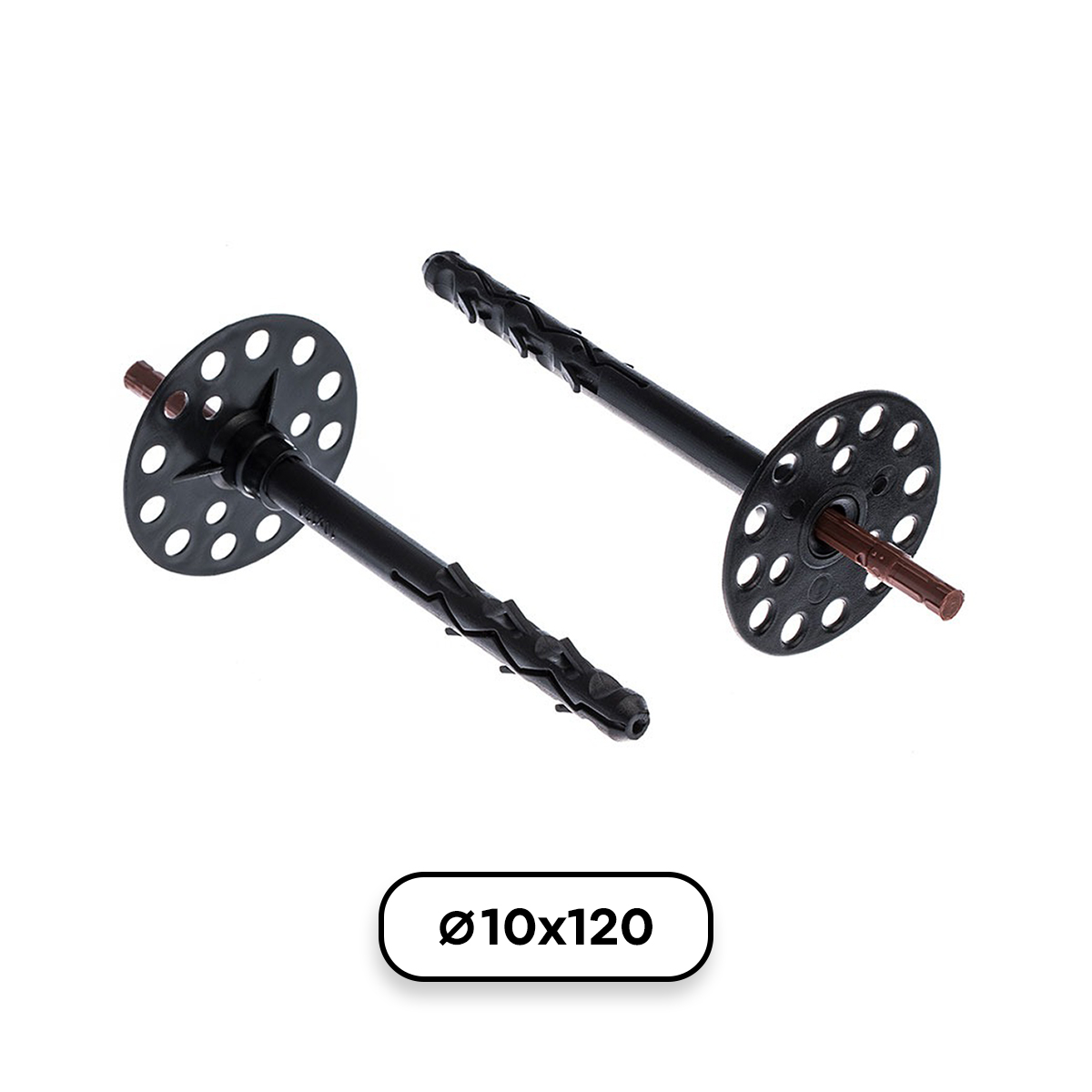 vest15007.jpg Котва VESTAL за топлоизолация ф10х120 - черна - Image 1